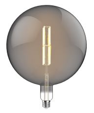 Classic Style LED Type K1 E27 Dimmable 220-240V 4W 2100K, 120lm, Smoke Finish, 3yrs Warranty