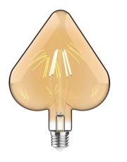 Classic Style LED Love E27 Dimmable 220-240V 4W 2100K, 200lm, Amber Finish, 3yrs Warranty