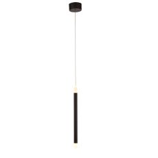 Wands 1 Light LED Integrated Adjustable Pendant Black metal With Acrylic