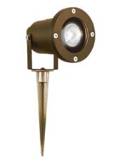 Spikey 1 Light LED Integrated Outdoor IP65 Spike Light Rust Brown