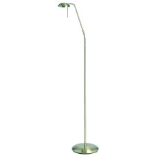 Hackney 1 Light G9 Antique Brass Adjustable 3 Stage Touch Floor Lamp