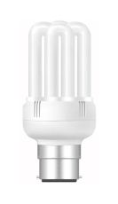 Supermini 6U B22 2700K 20W Compact Fluorescent