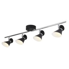 Diablo 4 Light LED Spotlight Split-Bar, Matt Black, Chrome & White