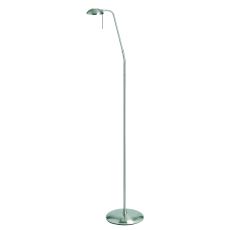 Hackney 1 Light G9 Satin Chrome Adjustable 3 Stage Touch Floor Lamp