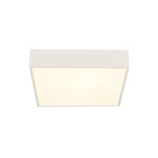 Zues 1 Light LED Integrated Bathroom Flush White Metal