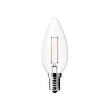 Value Classic LED Candle E14 2W Warm White 2700K, 250lm, (Clear), 3yrs Warranty