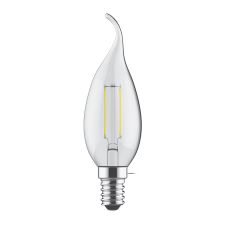 Value Classic LED Candle Tip E14 4W Warm White 2700K, 470lm, Clear Finish