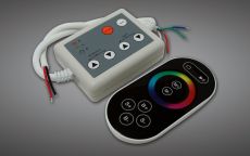 Touch RF Black Controller 3 Channel 144W (RGB)