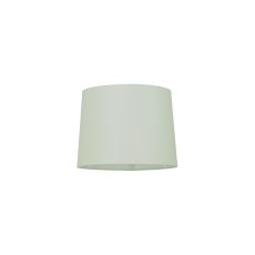 Cylinder 8 Inch Drum Shade In Taupe Cotton Fabric With Rolled Edge