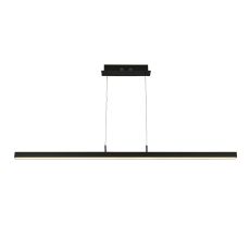 1 Light LED Black Bar Pendant With Temperature Colour Changing