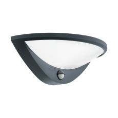 Belcreda 1 Light LED Integrated Outdoor IP44 PIR Sensor Anthracite Wall Light