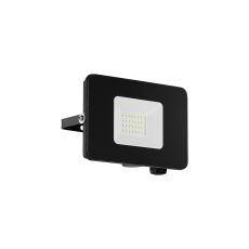 Faedo 3, 1 Light 20W LED Integrated Outdoor IP65 Adjustable Wall/Flood Light Black With Clear Glass