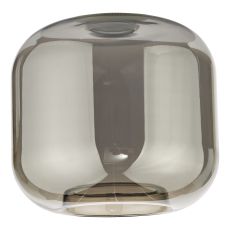 Aiden E27 Easy Fit Rounded Square Smoked Glass Shade (Shade Only)