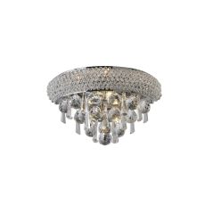 Alexandra Wall Lamp Small 2 Light E14 Polished Chrome/Crystal