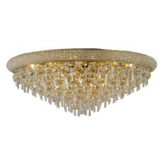 Alexandra Ceiling 16 Light E14 Gold/Crystal Item Weight: 26.6kg