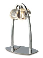 Alfa Large Table Lamp 1 Light G9, Polished Chrome