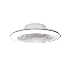 Alisio XL 95W LED Dimmable Ceiling Light & 58W DC Reversible Fan, White Finish c/w Remote Control, APP & Alexa/Google Voice Control, 5900lm