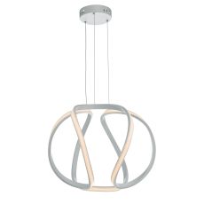 Alonsa 1 Light 16W LED Integrated White Adjustable Small Pendant