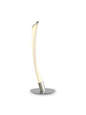 Armocorston 1 Light Table Lamp, 10W LED, 3000K, 750lm, Polished Chrome/Frosted Acrylic, 3yrs Warranty