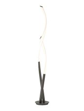 Armocorston Floor Lamp, 30W LED, 3000K, 2250lm, Titanium/Frosted Acrylic, 3yrs Warranty