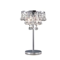 Atla Table Lamp 3 Light G9 Polished Chrome/Crystal