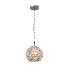 Ava Pendant 3 Light G9 Polished Chrome/Crystal