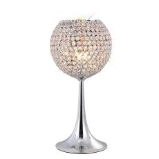 Ava Table Lamp 3 Light G9 Polished Chrome/Crystal, NOT LED/CFL Compatible