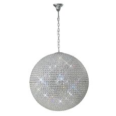 Ava Pendant 12 Light G9 Polished Chrome/Crystal Item Weight: 25.5kg