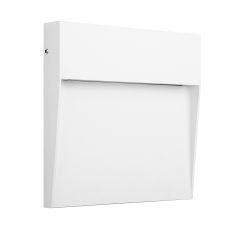 Baker Wall Lamp Large Square, 6W LED, 3000K, 266lm, IP54, Sand White, 3yrs Warranty