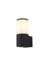 Bizet Wall Lamp 1 x E27, IP54, Anthracite/Opal, 2yrs Warranty