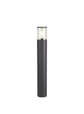 Bizet 65cm Post Lamp 1 x E27, IP54, Anthracite/Clear, 2yrs Warranty