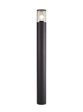 Bizet 90cm Post Lamp 1 x E27, IP54, Anthracite/Clear, 2yrs Warranty