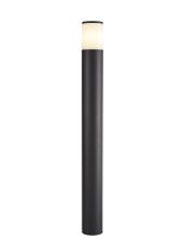 Bizet 90cm Post Lamp 1 x E27, IP54, Anthracite/Opal, 2yrs Warranty