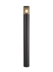 Bizet 90cm Post Lamp 1 x E27, IP54, Anthracite/Smoked, 2yrs Warranty