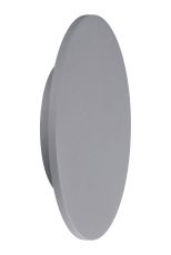 Bora Bora Wall Light 27cm Round 16W LED 3000K, 1260lm, Silver Paint, 3yrs Warranty