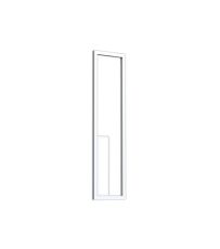 Boutique Rectangle Wall Lamp, 40W LED, 3000K, 2250lm, White, 3yrs Warranty