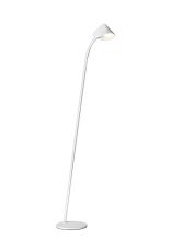 Capuccina 1 Light Floor Lamp, 8.5W LED, 3000K, 600lm, White, 3yrs Warranty