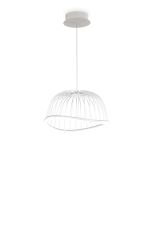 Celeste Pendant 41cm Round, 20W LED, 3000K, 1400lm, White, 3yrs Warranty