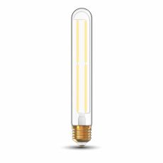 Classic Deco LED 185mm Tubular Line, E27 Dimmable 4W 2700K Warm White, 300lm, Clear Glass, 3yrs Warranty