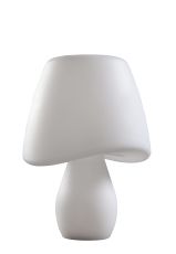 Cool Table Lamp 2 Light E27 Outdoor IP65, Opal White