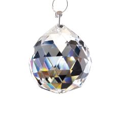 Crystal Sphere Clear 40mm, No Ring Or Pin Included