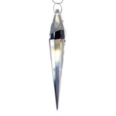 Crystal Icicle Without Ring Clear 91mm