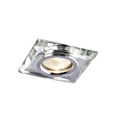 Crystal Downlight Chamfered Square Rim Only Clear, IL30800 REQUIRED TO COMPLETE THE ITEM, Cut Out: 62mm