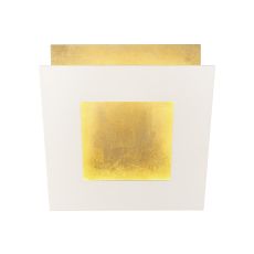 Dalia 22cm Wall Lamp, 24W LED, 3000K, 1680lm, Gold/White, 3yrs Warranty
