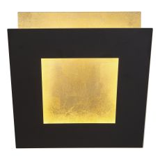 Dalia 40cm Wall Lamp, 40W LED, 3000K, 2800lm, Gold/Black, 3yrs Warranty