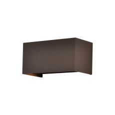 Davos Rectangle Wall Lamp, 4 x 6W LED, 4000K, 2200lm, IP54, Rust Brown, 3yrs Warranty