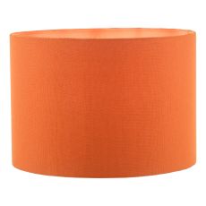 Discus E27 Orange Cotton Mix 28cm Drum Shade (Shade Only)