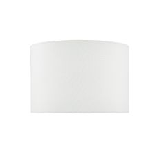 Dolce E27 White Cotton 30cm Drum Shade (Shade Only)