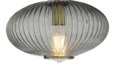 Edmond Spare Smoked Ribbed Glass Shade For EDM0175 (Shade Only)