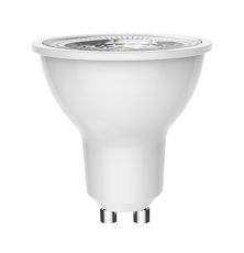 Focus LED GU10 Dimmable 5.5W Natural White 4000K, 500lm SCOB 36°, White Finish